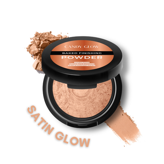 Candy Glow BAKED FINISHING POWDER  Tames shine 