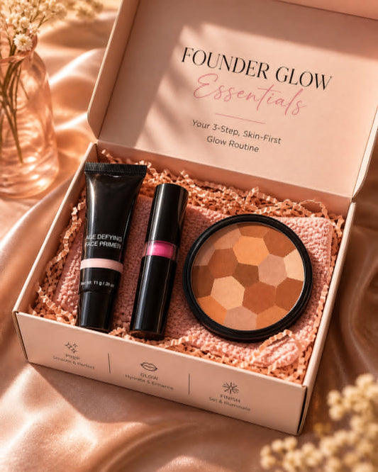 Founder Glow Essentials - SAVE $37 Cocoa and Candy Cosmetics